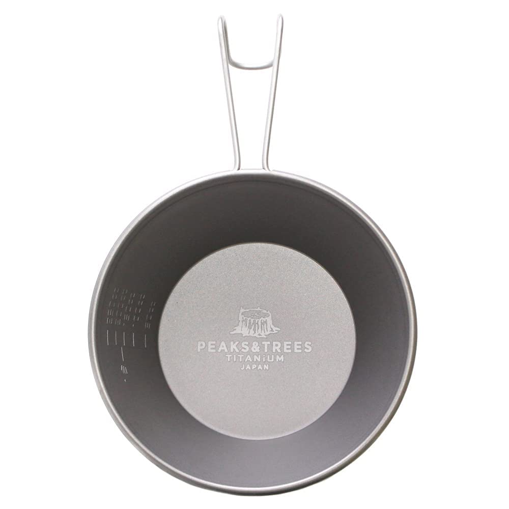 直火OK【新品 チタン製】REVERSAL リバーサル シェラカップ 3個セット FIELDOOR シェラカップ アウトドア 食器 チタン製 300ml 目盛